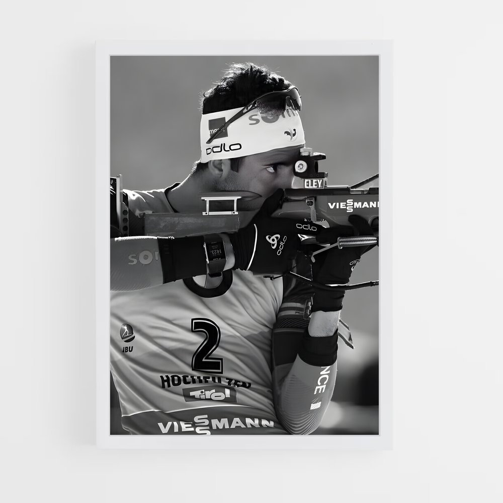 Poster Tir d'Elite – affiche Biathlon (vue 3)